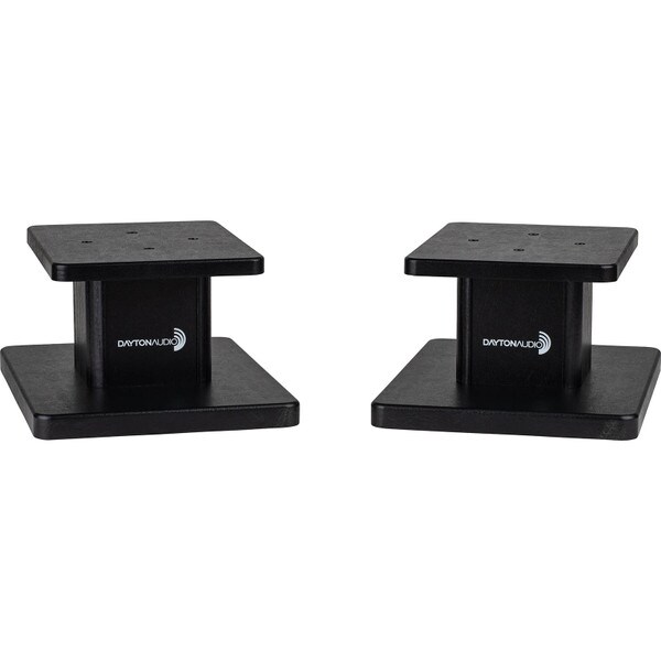 Main product image for Dayton Audio SSWB6B 6" Universal Wood Speaker Stand Pair, Black240-740